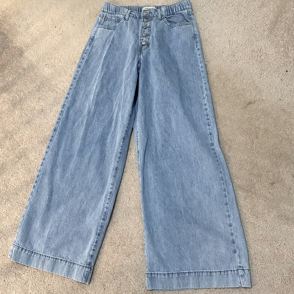 Forever 21 wide leg jeans
